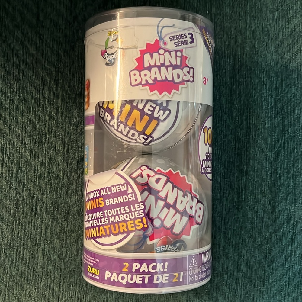 2-pack of Unopened Zuru Mini Brands Series 3 Balls